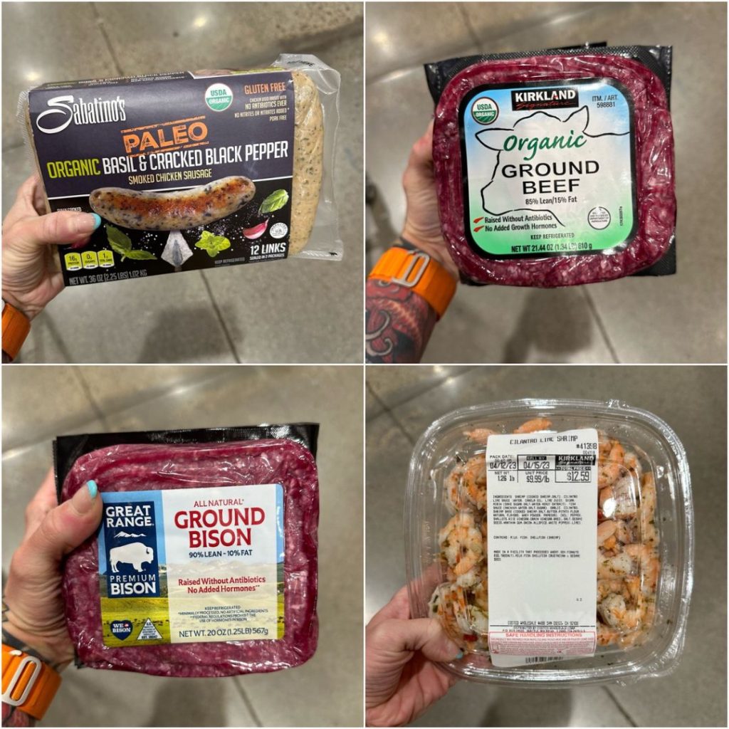 healthy grocery haul