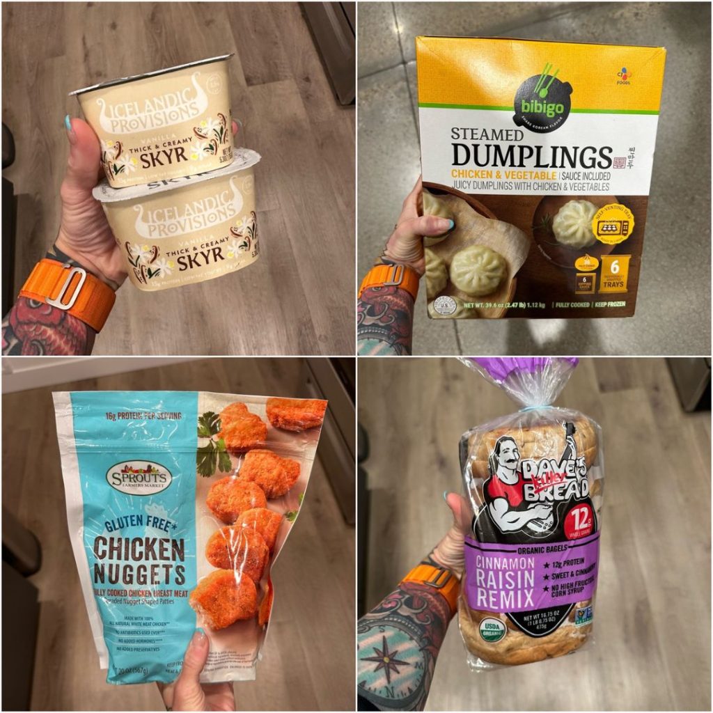 healthy grocery haul